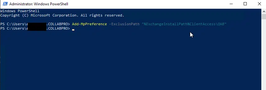 Windows powershell:- adding windows defender exclusions Windows powershell:- adding windows defender exclusions