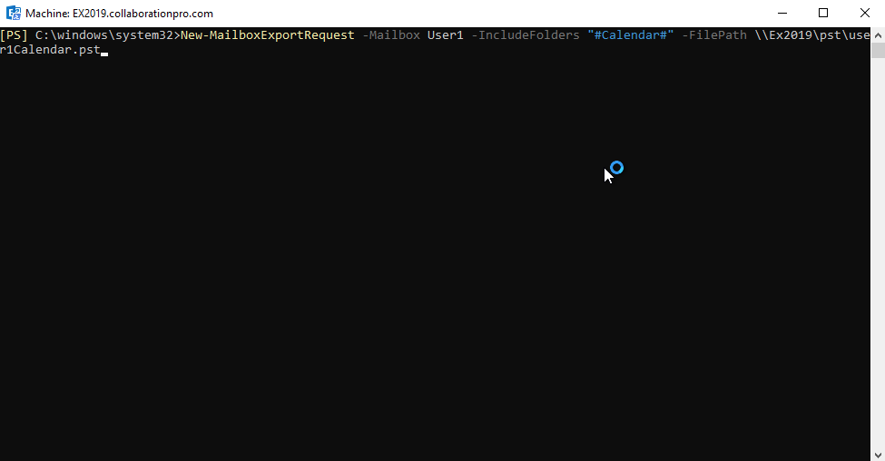 Exchange 2019 Export Calendar to PST EverythingPowerShell