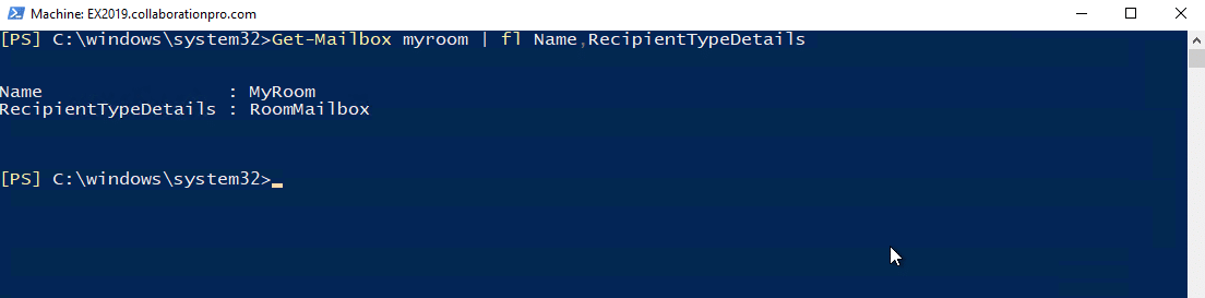 Exchange 2019 Create A Room Mailbox Using The Exchange Management 