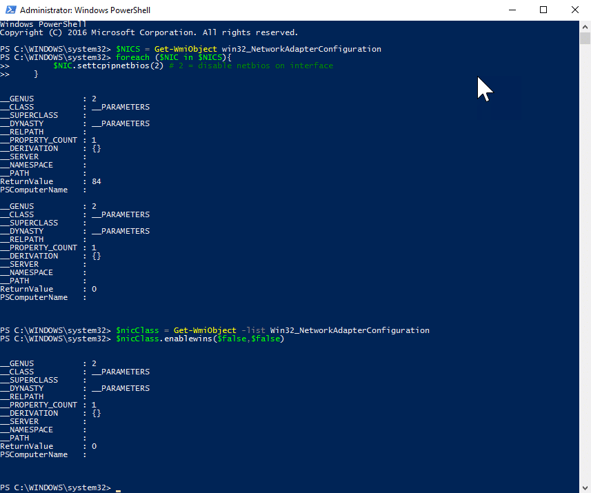 Windows Server:- Disable LMHOSTS with PowerShell - Everything-PowerShell