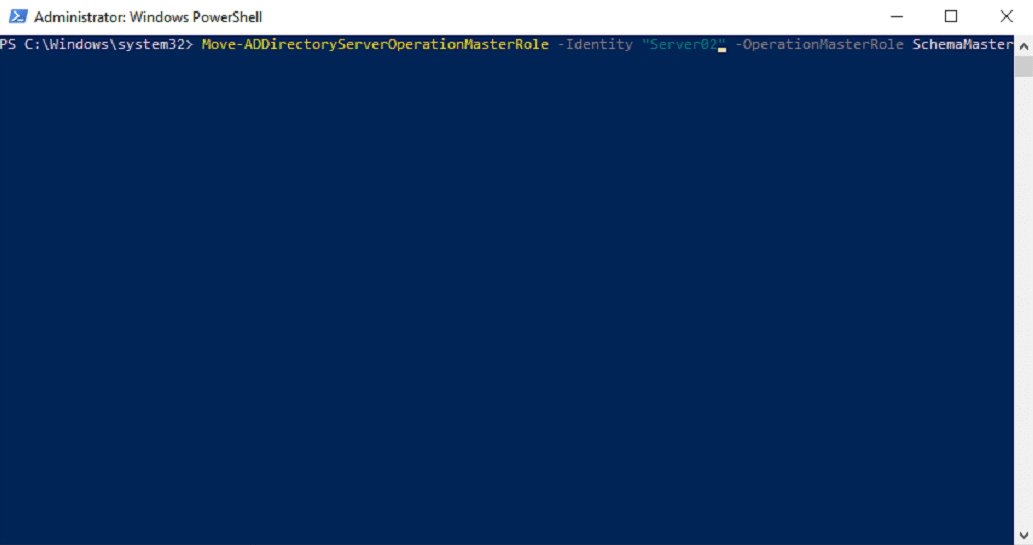 PowerShell Enable Active Directory Recycle Bin gives error