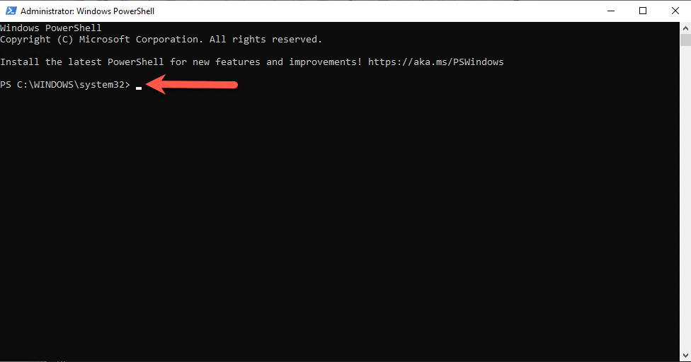 Quickly update the default startup location when opening powershell in server 2022