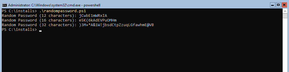 Quickly generate random passwords for accounts in exchange 2019 with powershell