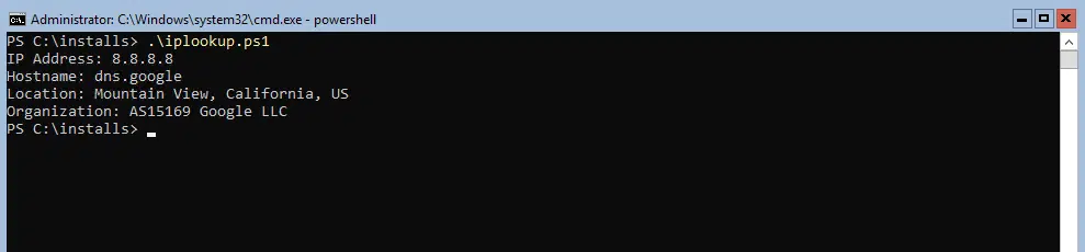 Quickly find out where an IP address is coming from 1 Quickly find out where an ip address is coming from