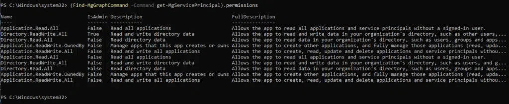 Resolving the 'Get-MgServicePrincipal: Insufficient Privileges' Error in PowerShell 3 Resolving the 'get-mgserviceprincipal: insufficient privileges' error in powershell